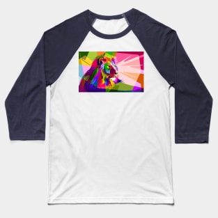 Lion Artwork Baseball T-Shirt